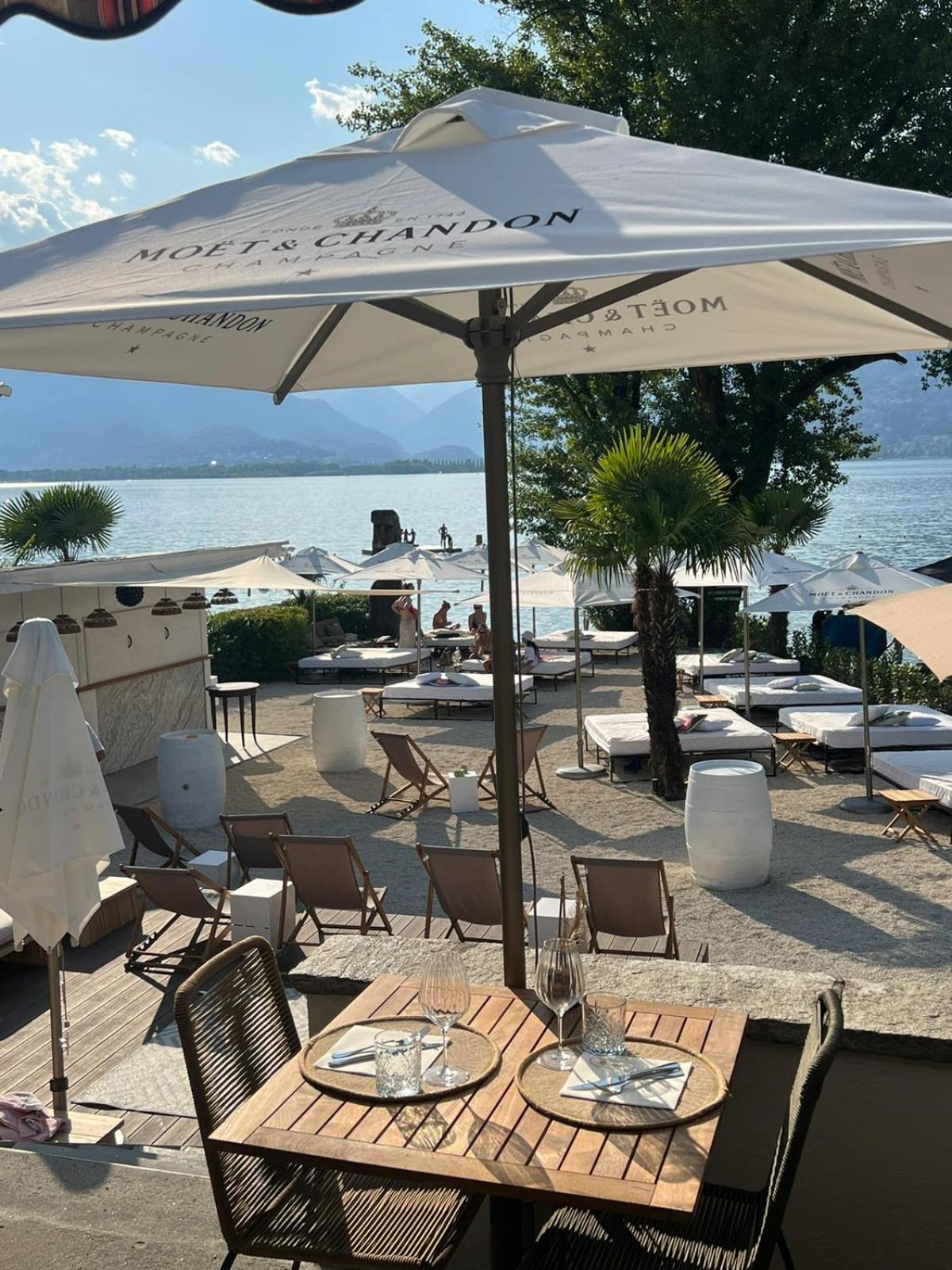 Riva Beach Club I Boutique Hotel I Restaurant Gambarogno Экстерьер фото