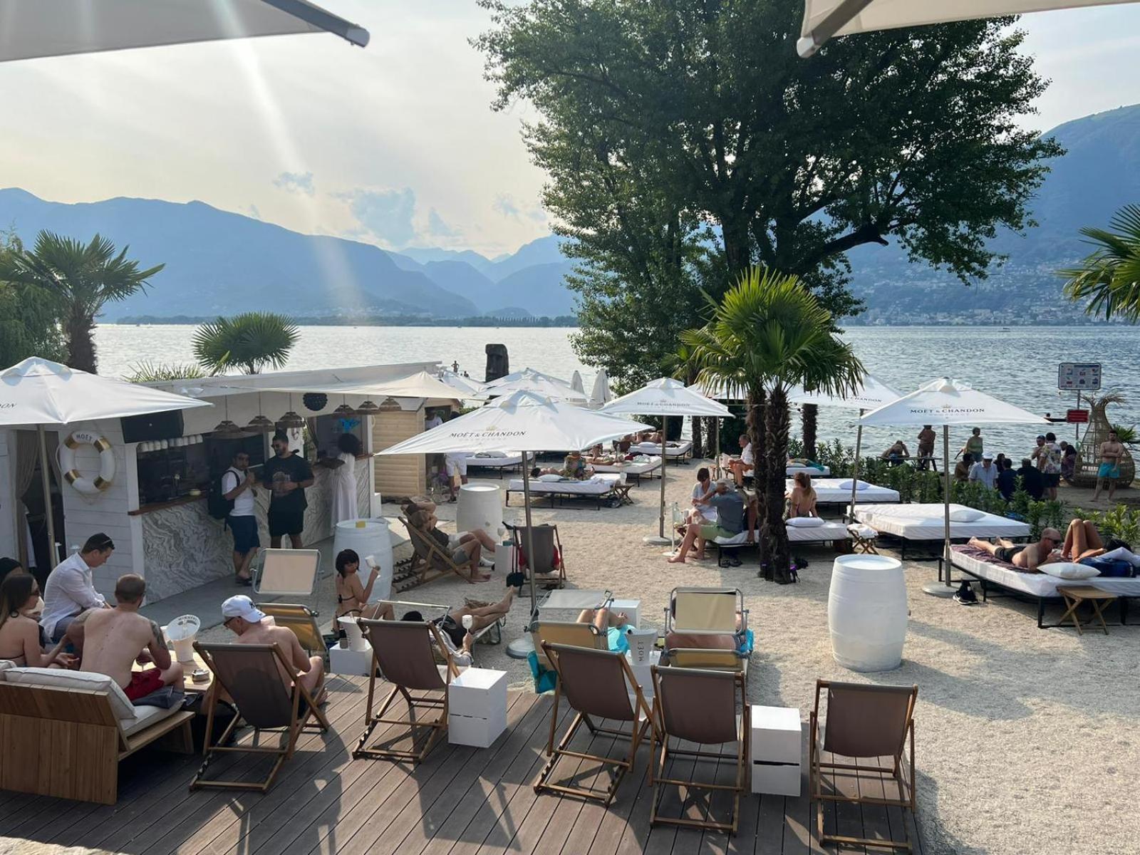 Riva Beach Club I Boutique Hotel I Restaurant Gambarogno Экстерьер фото