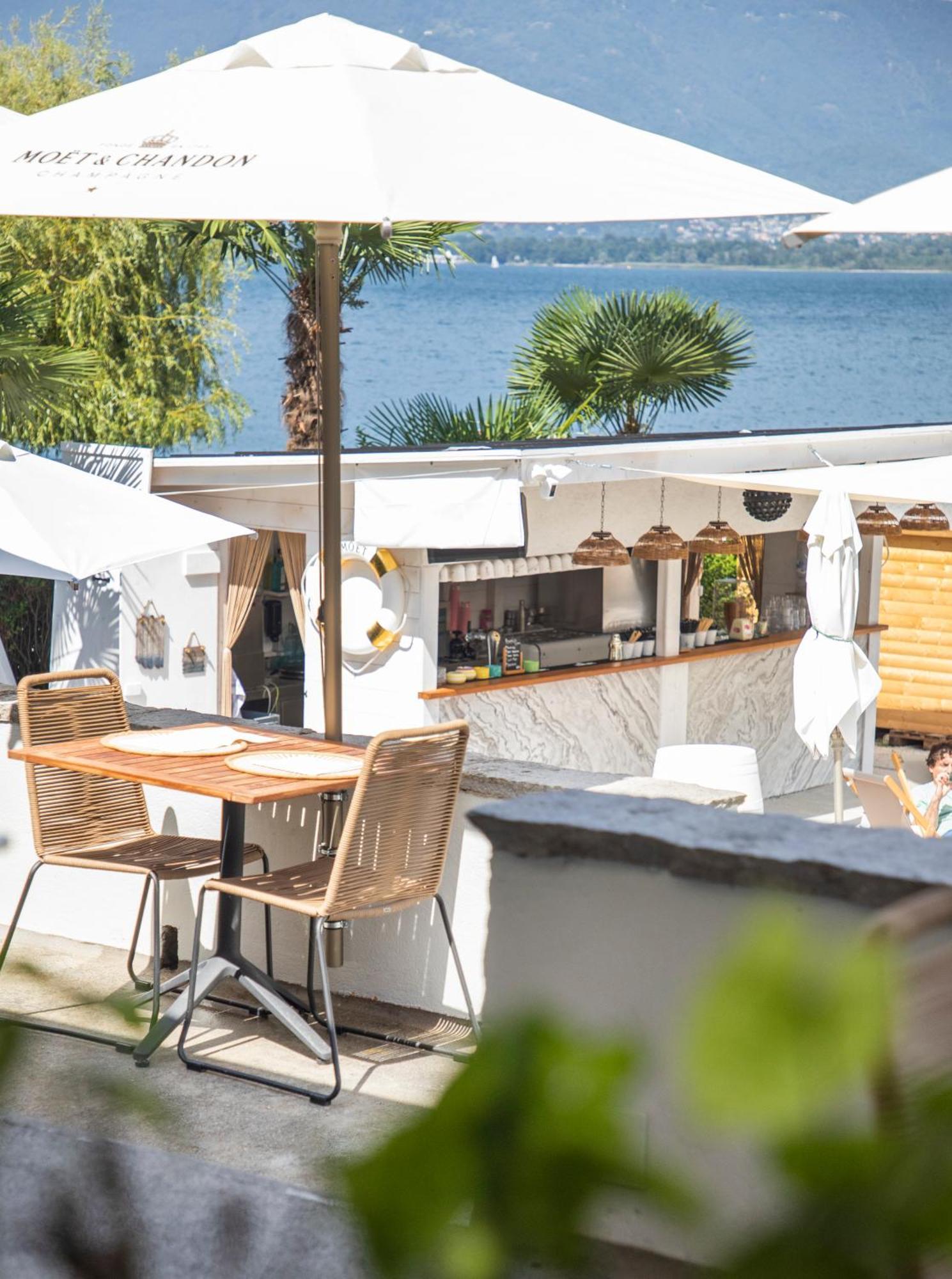 Riva Beach Club I Boutique Hotel I Restaurant Gambarogno Экстерьер фото